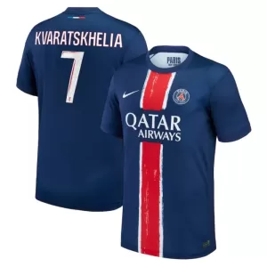 Camisolas Paris Saint-Germain Kvaratskhelia 7 Equipamento Principal 24/25