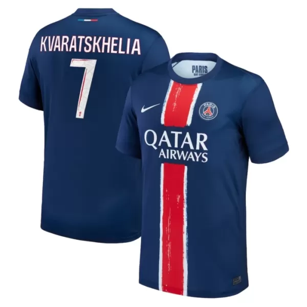 Camisolas Paris Saint-Germain Kvaratskhelia 7 Equipamento Principal 24/25 Camisolas Paris Saint-Germain Kvaratskhelia 7 Equipamento Principal 24/25