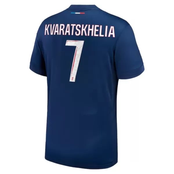 Camisolas Paris Saint-Germain Kvaratskhelia 7 Equipamento Principal 24/25
