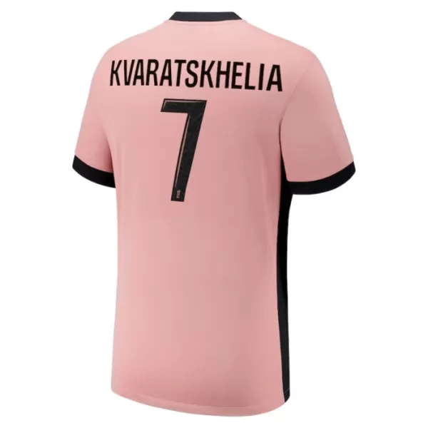Camisolas Paris Saint-Germain Kvaratskhelia 7 Equipamento Terceiro 24/25