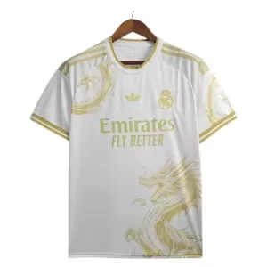 Camisolas Real Madrid 24/25 Dragon Branco Especial Camisolas Real Madrid 24/25 Dragon Branco Especial