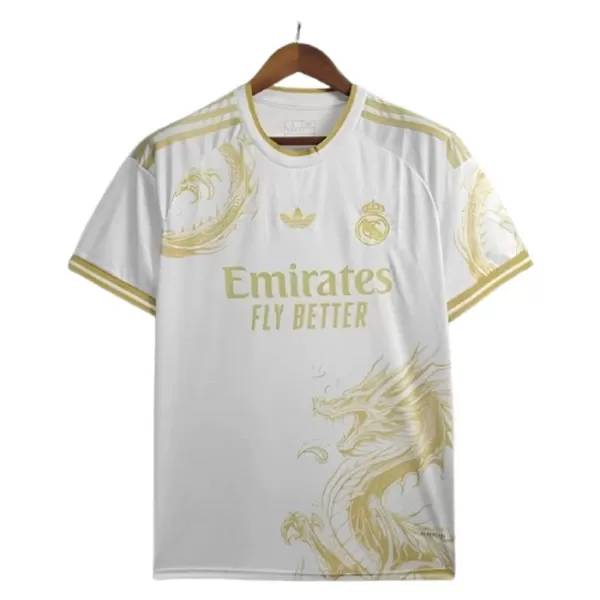 Camisolas Real Madrid 24/25 Dragon Branco Especial Camisolas Real Madrid 24/25 Dragon Branco Especial