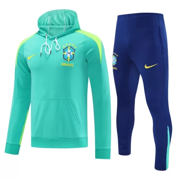 Brasil Conjunto de Moletom de Treino 24/25 Verde Brasil Conjunto de Moletom de Treino 24/25 Verde