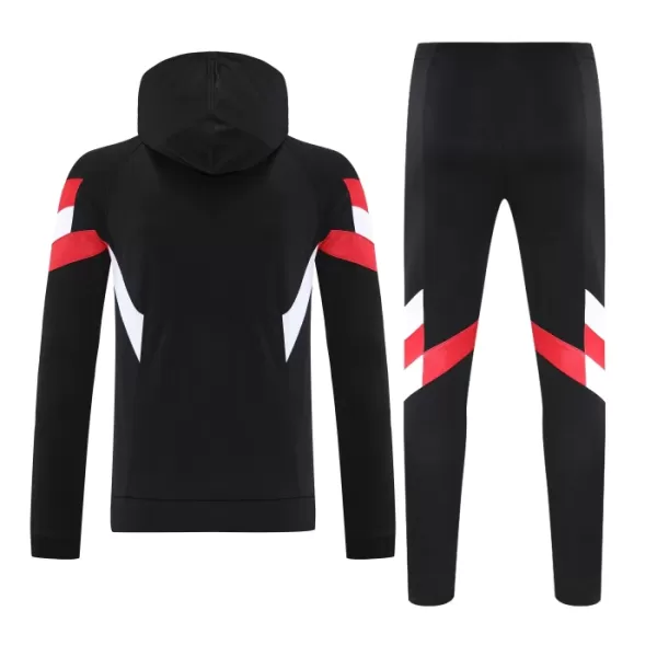 Manchester United Capuz Conjunto de Moletom de Treino 24/25 Preto