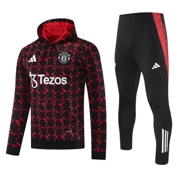 Manchester United Capuz Conjunto de Moletom de Treino 24/25 Vermelho Manchester United Capuz Conjunto de Moletom de Treino 24/25 Vermelho