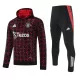 Manchester United Capuz Conjunto de Moletom de Treino 24/25 Vermelho Manchester United Capuz Conjunto de Moletom de Treino 24/25 Vermelho