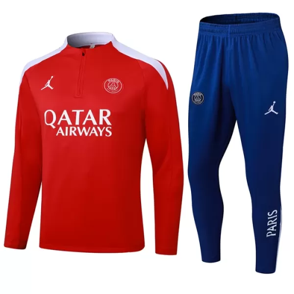 Paris Saint-Germain Conjunto de Moletom de Treino 24/25 Vermelho Paris Saint-Germain Conjunto de Moletom de Treino 24/25 Vermelho