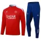 Paris Saint-Germain Conjunto de Moletom de Treino 24/25 Vermelho Paris Saint-Germain Conjunto de Moletom de Treino 24/25 Vermelho