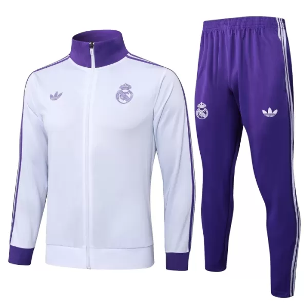 Real Madrid Casaco de Treino Conjunto 24/25 Branco Real Madrid Casaco de Treino Conjunto 24/25 Branco