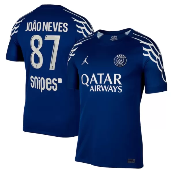 Camisolas Paris Saint-Germain Joao Neves 87 Equipamento 4ª 24/25 Camisolas Paris Saint-Germain Joao Neves 87 Equipamento 4ª 24/25