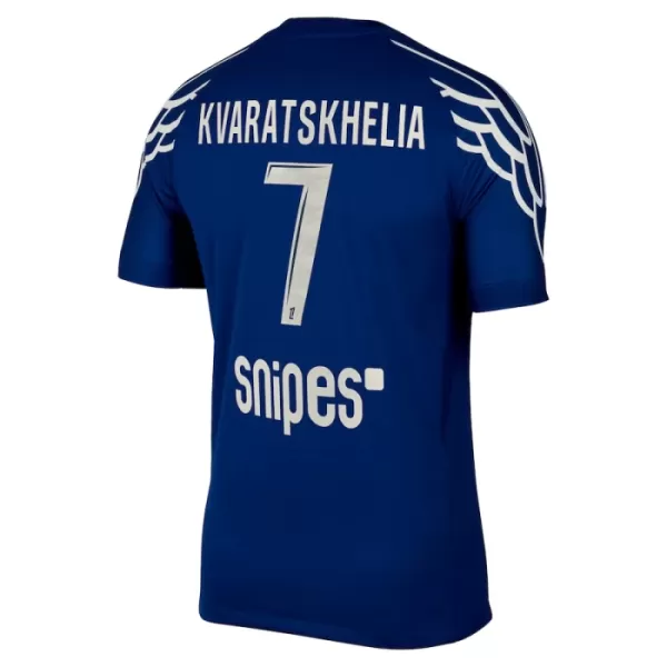Camisolas Paris Saint-Germain Kvaratskhelia 7 Equipamento 4ª 24/25