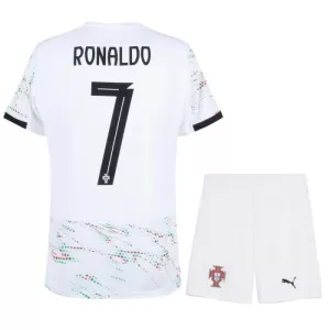 Camisolas Portugal Cristiano Ronaldo 7 Criança Equipamento Alternativo 2025 Camisolas Portugal Cristiano Ronaldo 7 Criança Equipamento Alternativo 2025