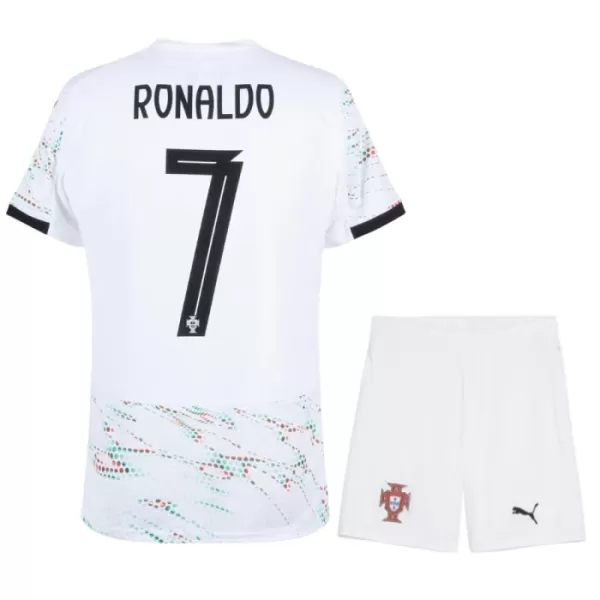 Camisolas Portugal Cristiano Ronaldo 7 Criança Equipamento Alternativo 2025 Camisolas Portugal Cristiano Ronaldo 7 Criança Equipamento Alternativo 2025