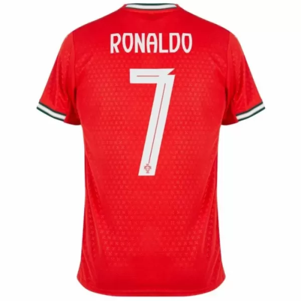 Camisolas Portugal Cristiano Ronaldo 7 Criança Equipamento Principal 2025