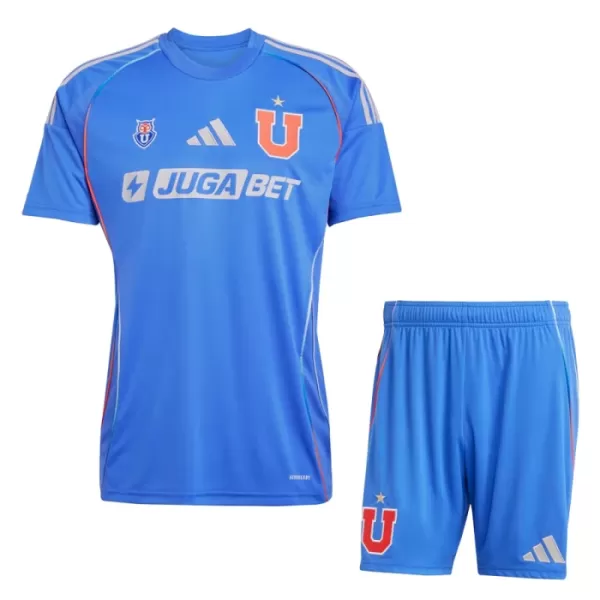 Camisolas Universidad de Chile Criança Equipamento Principal 25/26 Camisolas Universidad de Chile Criança Equipamento Principal 25/26
