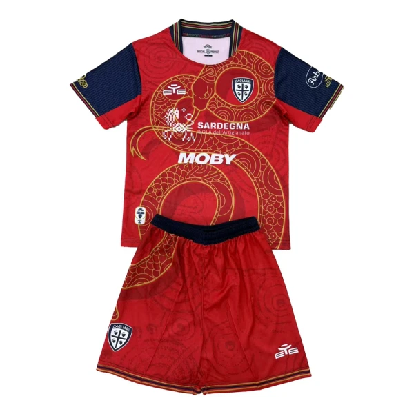 Camisolas Cagliari Calcio Criança 24/25 Especial Camisolas Cagliari Calcio Criança 24/25 Especial