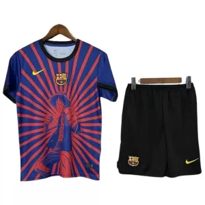 Camisolas FC Barcelona x Luffy Criança 24/25 Especial Camisolas FC Barcelona x Luffy Criança 24/25 Especial