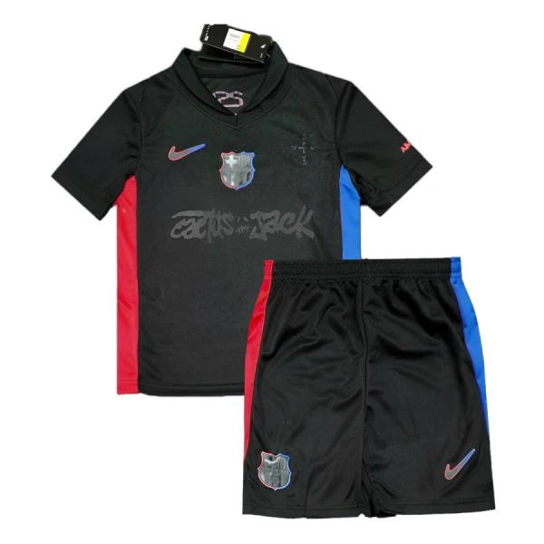 Camisolas FC Barcelona x Travis Scott Criança Equipamento Alternativo 24/25