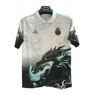 Camisolas Real Madrid 25/26 Dragon Branco Camisolas Real Madrid 25/26 Dragon Branco