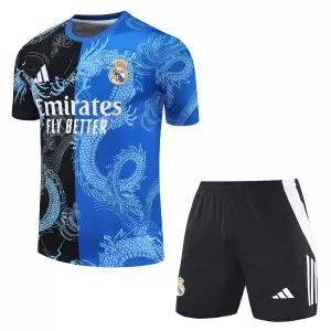 Camisolas Real Madrid Criança 24/25 Dragon Azul Camisolas Real Madrid Criança 24/25 Dragon Azul