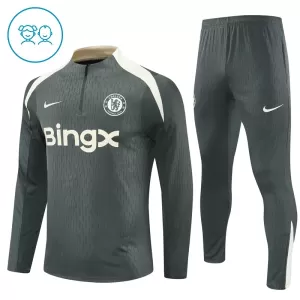 Chelsea Conjunto de Moletom de Treino Criança 25/26 Cinza Chelsea Conjunto de Moletom de Treino Criança 25/26 Cinza