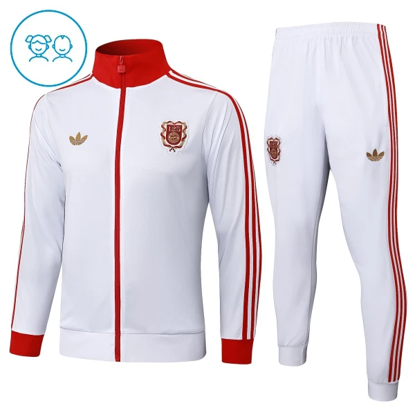 FC Bayern de Munique Casaco de Treino Conjunto Criança 24/25 Branco