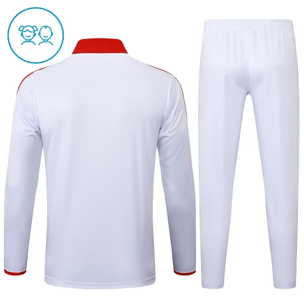 FC Bayern de Munique Conjunto de Moletom de Treino Criança 24/25 Branco