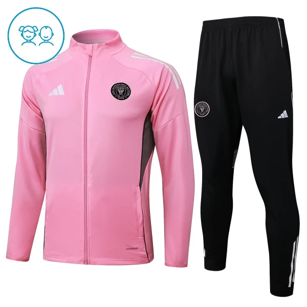 Inter Miami CF Casaco de Treino Conjunto Criança 24/25 Rosa Inter Miami CF Casaco de Treino Conjunto Criança 24/25 Rosa