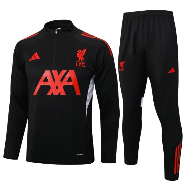Liverpool Conjunto de Moletom de Treino 24/25 Preto