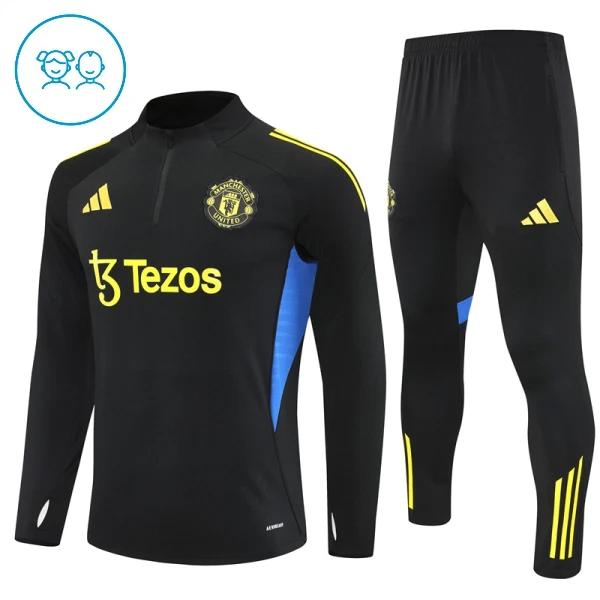 Manchester United Conjunto de Moletom de Treino Criança 25/26