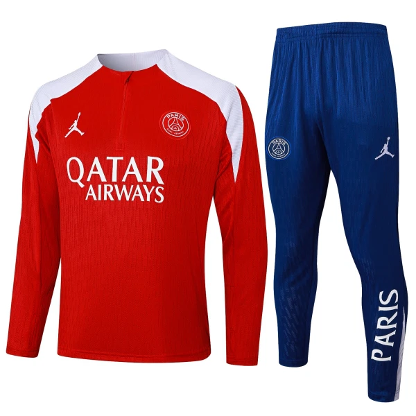 Paris Saint-Germain Conjunto de Moletom de Treino 25/26 Vermelho Paris Saint-Germain Conjunto de Moletom de Treino 25/26 Vermelho