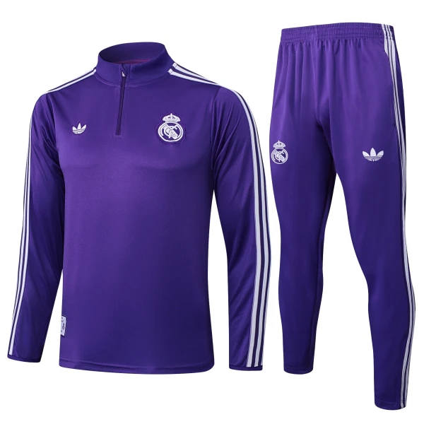 Real Madrid Conjunto de Moletom de Treino 25/26 Tolet Real Madrid Conjunto de Moletom de Treino 25/26 Tolet