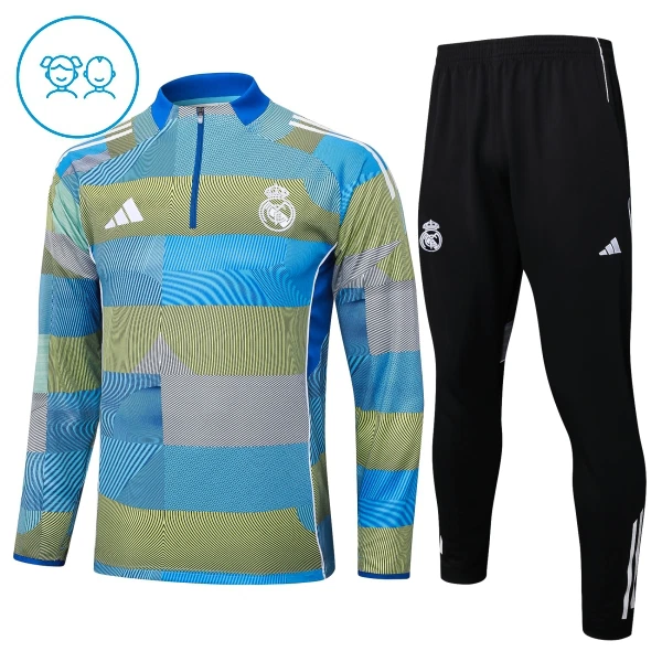 Real Madrid Conjunto de Moletom de Treino Criança 25/26 Real Madrid Conjunto de Moletom de Treino Criança 25/26