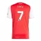 Camisolas Arsenal Bukayo Saka 7 Equipamento Principal 25/26