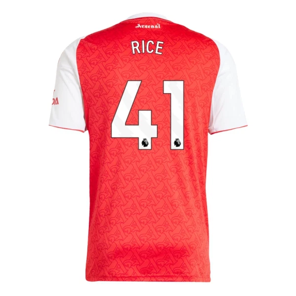 Camisolas Arsenal Declan Rice 41 Criança Equipamento Principal 25/26