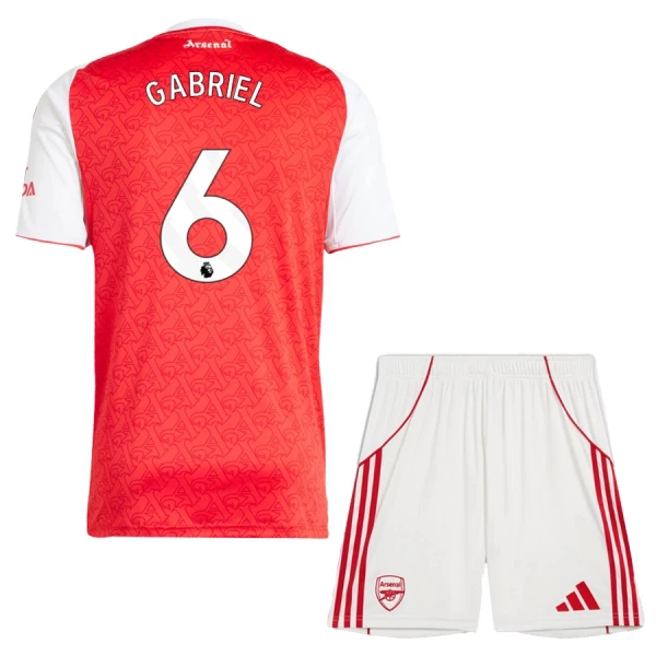 Camisolas Arsenal Gabriel 6 Criança Equipamento Principal 25/26 Camisolas Arsenal Gabriel 6 Criança Equipamento Principal 25/26