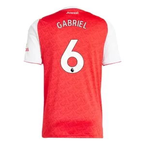 Camisolas Arsenal Gabriel 6 Equipamento Principal 25/26