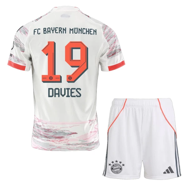 Camisolas FC Bayern de Munique Alphonso Davies 19 Criança Equipamento Alternativo 25/26