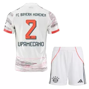 Camisolas FC Bayern de Munique Dayot Upamecano 2 Criança Equipamento Alternativo 25/26