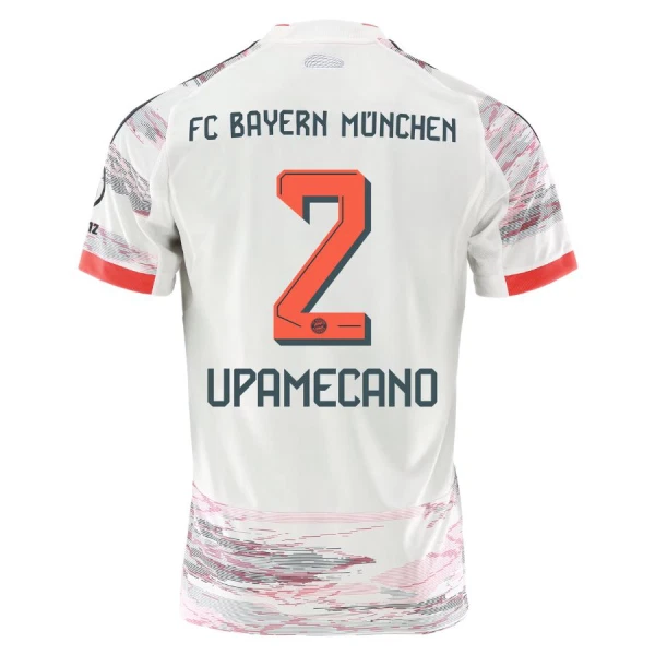Camisolas FC Bayern de Munique Dayot Upamecano 2 Equipamento Alternativo 25/26 Camisolas FC Bayern de Munique Dayot Upamecano 2 Equipamento Alternativo 25/26