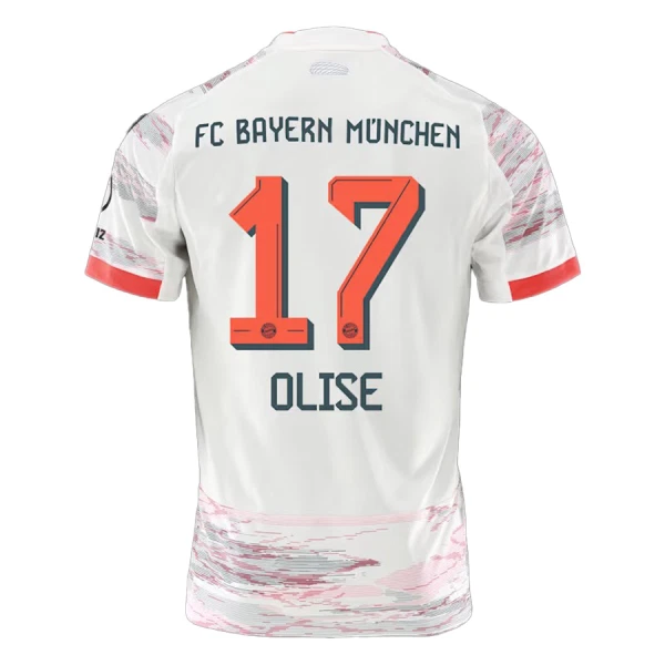 Camisolas FC Bayern de Munique Olise 17 Criança Equipamento Alternativo 25/26