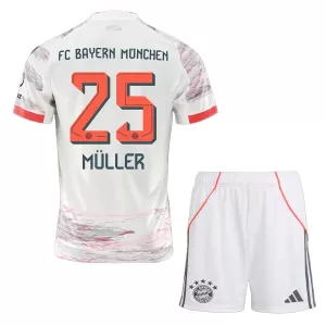 Camisolas FC Bayern de Munique Thomas Müller 25 Criança Equipamento Alternativo 25/26 Camisolas FC Bayern de Munique Thomas Müller 25 Criança Equipamento Alternativo 25/26