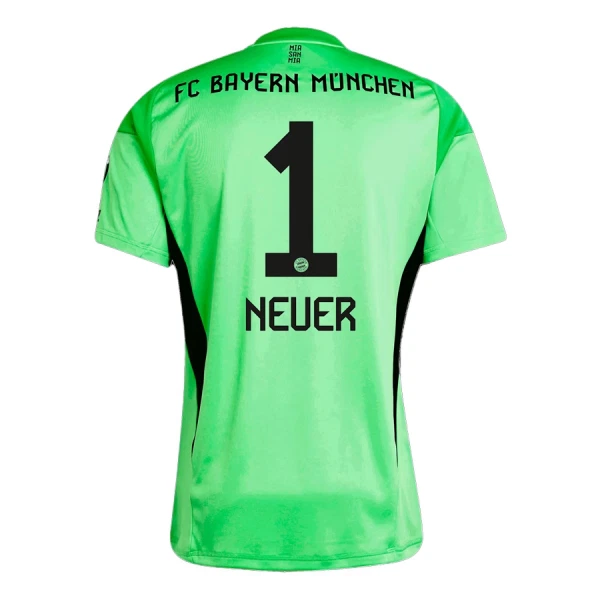 Camisolas Guarda Redes FC Bayern de Munique Manuel Neuer 1 25/26 Verde Camisolas Guarda Redes FC Bayern de Munique Manuel Neuer 1 25/26 Verde