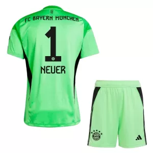Camisolas Guarda Redes FC Bayern de Munique Manuel Neuer 1 Criança 25/26 Verde Camisolas Guarda Redes FC Bayern de Munique Manuel Neuer 1 Criança 25/26 Verde