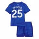 Camisolas Chelsea Caicedo 25 Criança Equipamento Principal 25/26