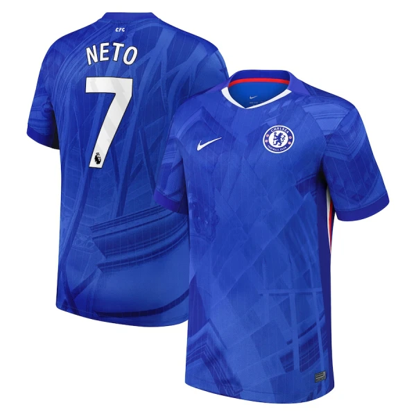 Camisolas Chelsea Pedro Neto 7 Equipamento Principal 25/26 Camisolas Chelsea Pedro Neto 7 Equipamento Principal 25/26