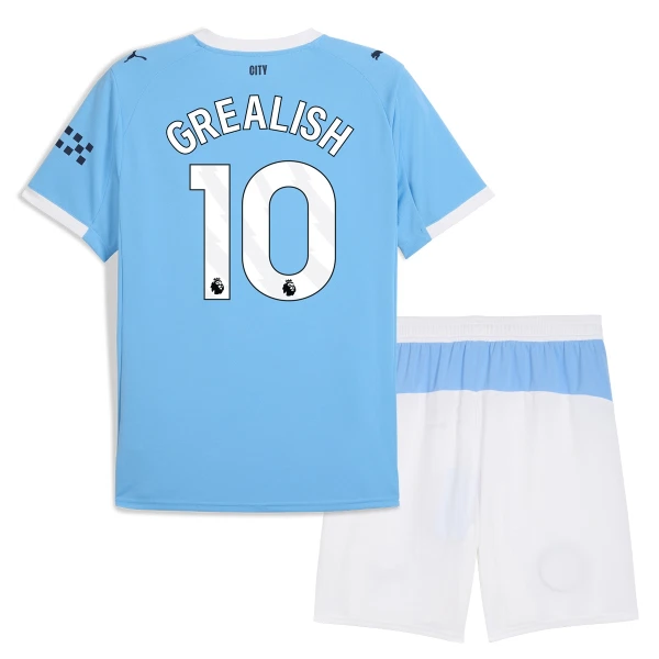 Camisolas Manchester City Jack Grealish 10 Criança Equipamento Principal 25/26 Camisolas Manchester City Jack Grealish 10 Criança Equipamento Principal 25/26