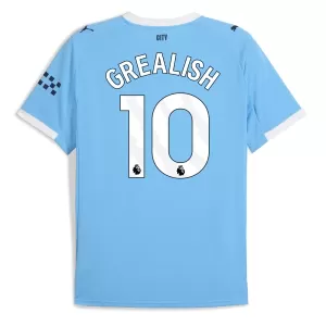 Camisolas Manchester City Jack Grealish 10 Equipamento Principal 25/26 Camisolas Manchester City Jack Grealish 10 Equipamento Principal 25/26