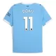Camisolas Manchester City Jérémy Doku 11 Equipamento Principal 25/26 Camisolas Manchester City Jérémy Doku 11 Equipamento Principal 25/26