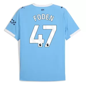 Camisolas Manchester City Phil Foden 47 Equipamento Principal 25/26 Camisolas Manchester City Phil Foden 47 Equipamento Principal 25/26